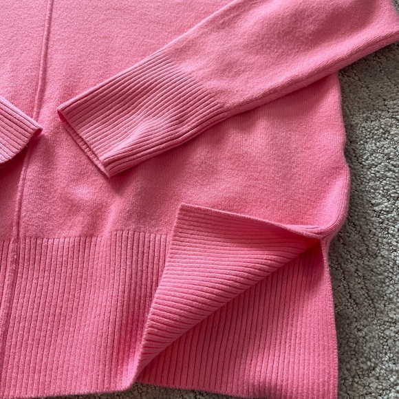 French Connection Baby Soft Della Vhari Long Sleeve Sweater, Pink,Scoop Neck, XS - Picture 9 of 13